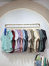 WANWAN Short Sleeves Side Pocket Shirts